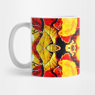 Beautiful autumn leaves pattern. Mug